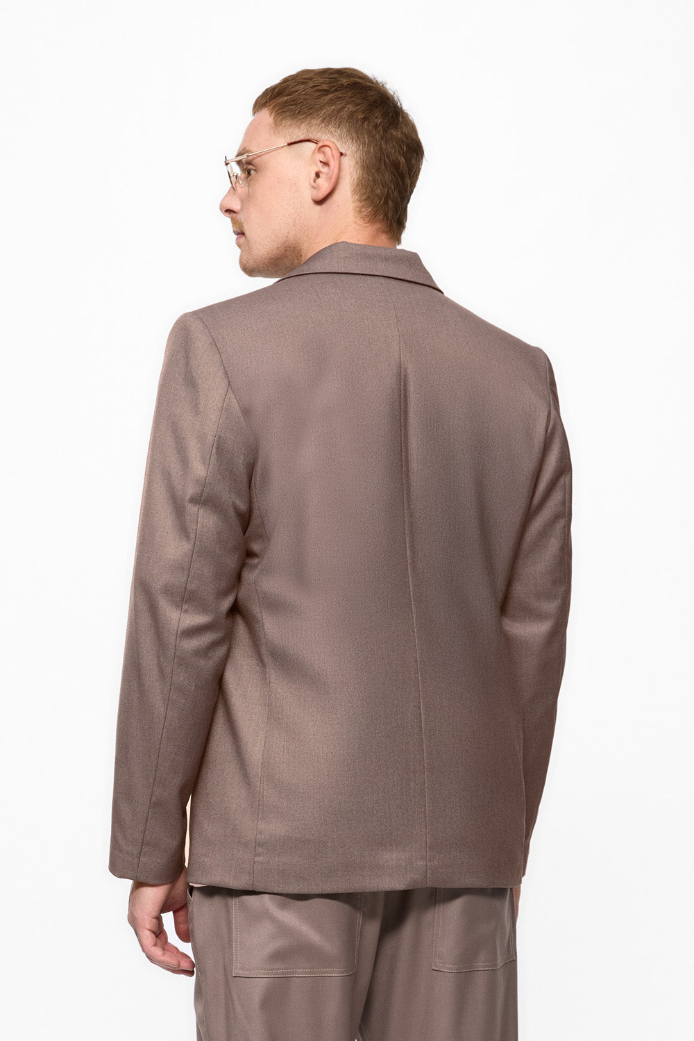 Cardigan Thom V2 | Men | Beige | Modern & Elegant Style | Comfort & Functionality | Atelier Hamza