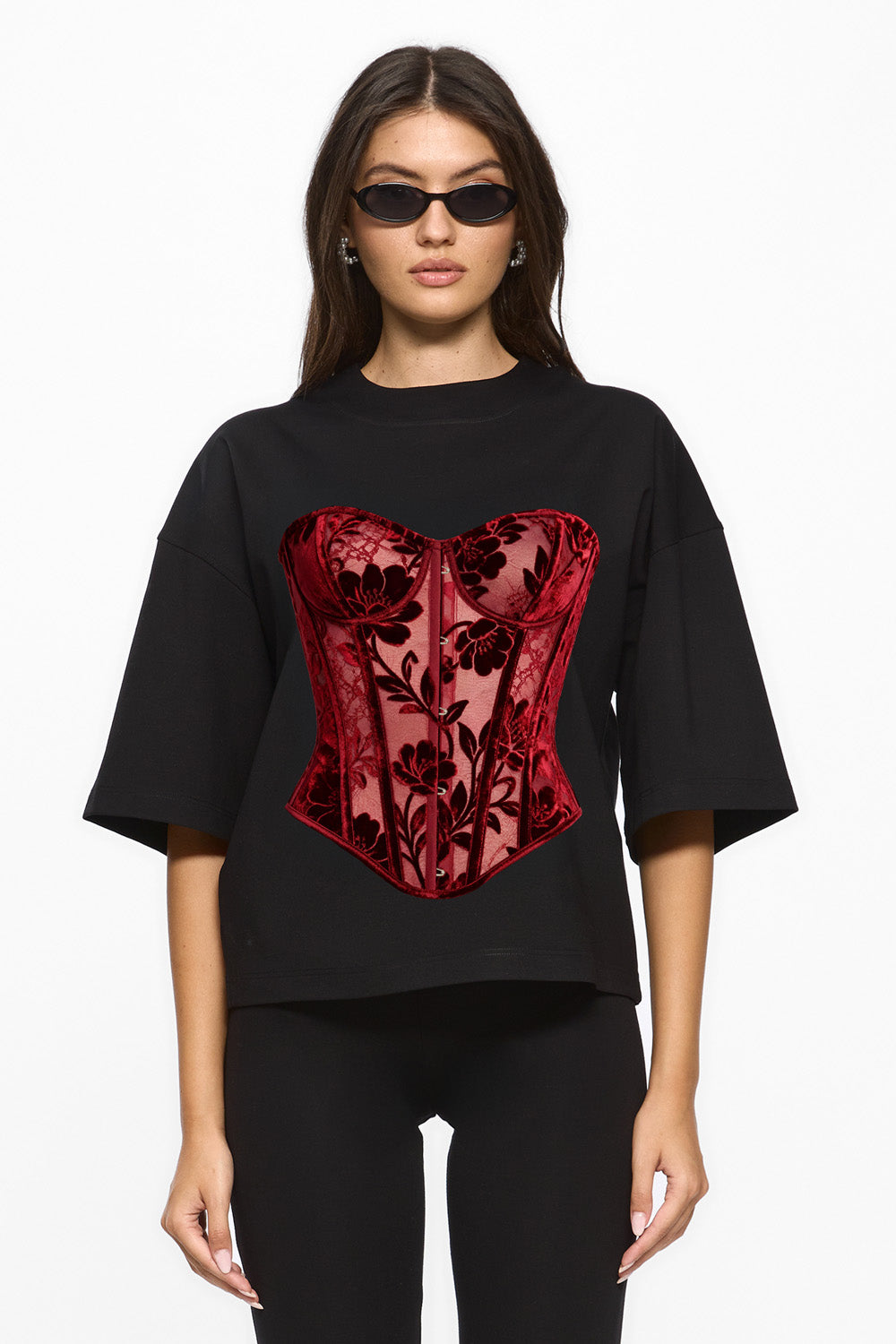 Charmante drukowana koszulka w kolorze Off-White W