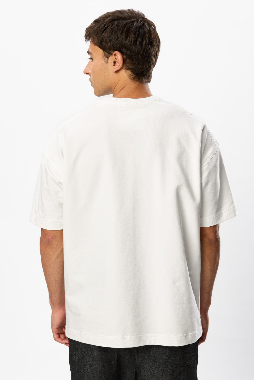 Linea Off White T-shirt with stripes