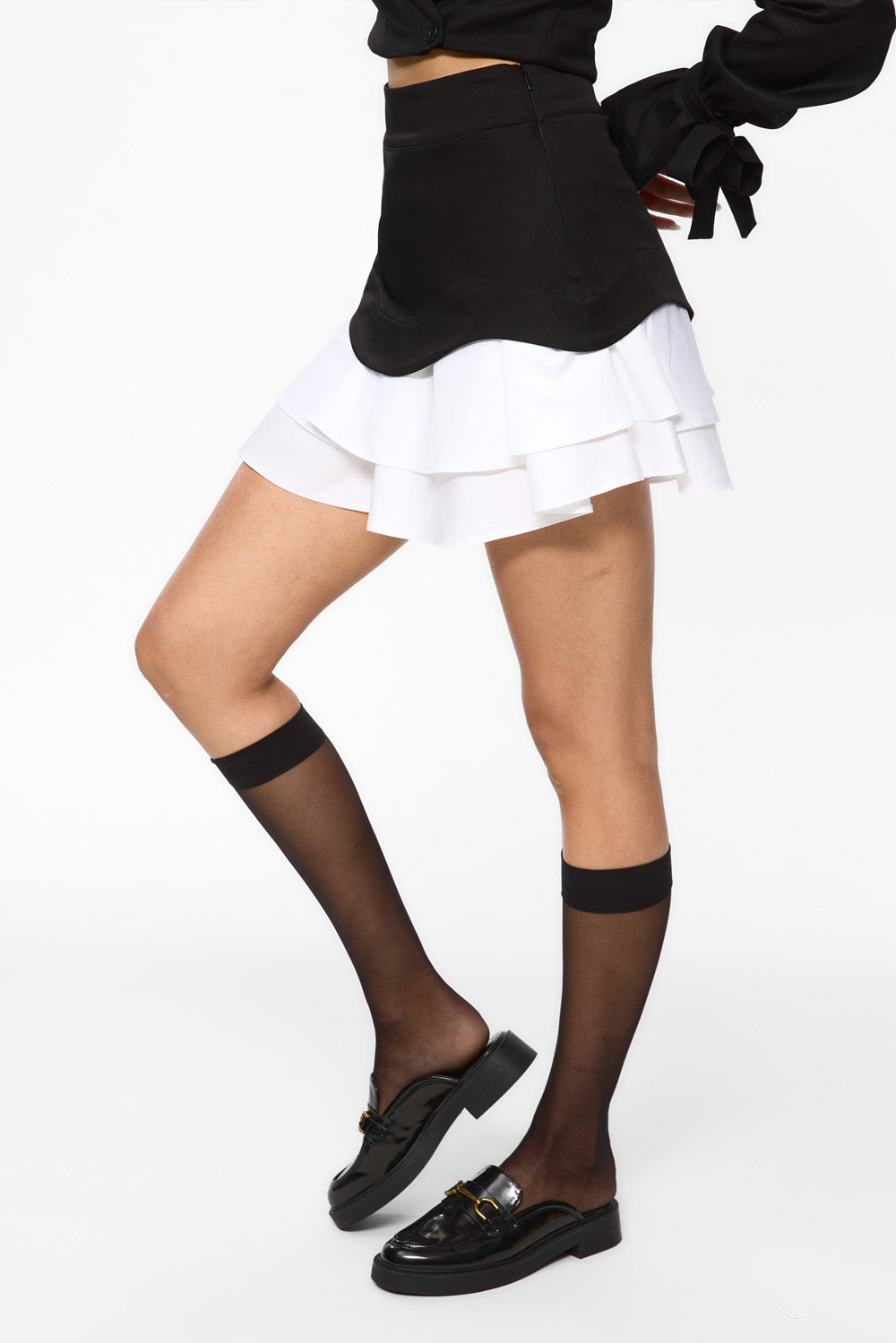 Black Swan skirt with gartier straps V2