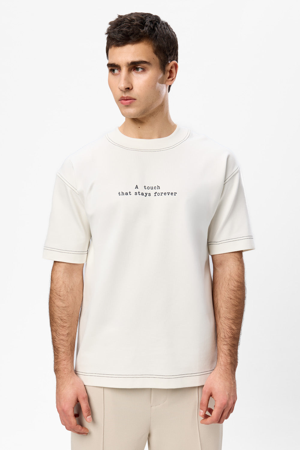 A Touch Forever printed Off-White T-shirt
