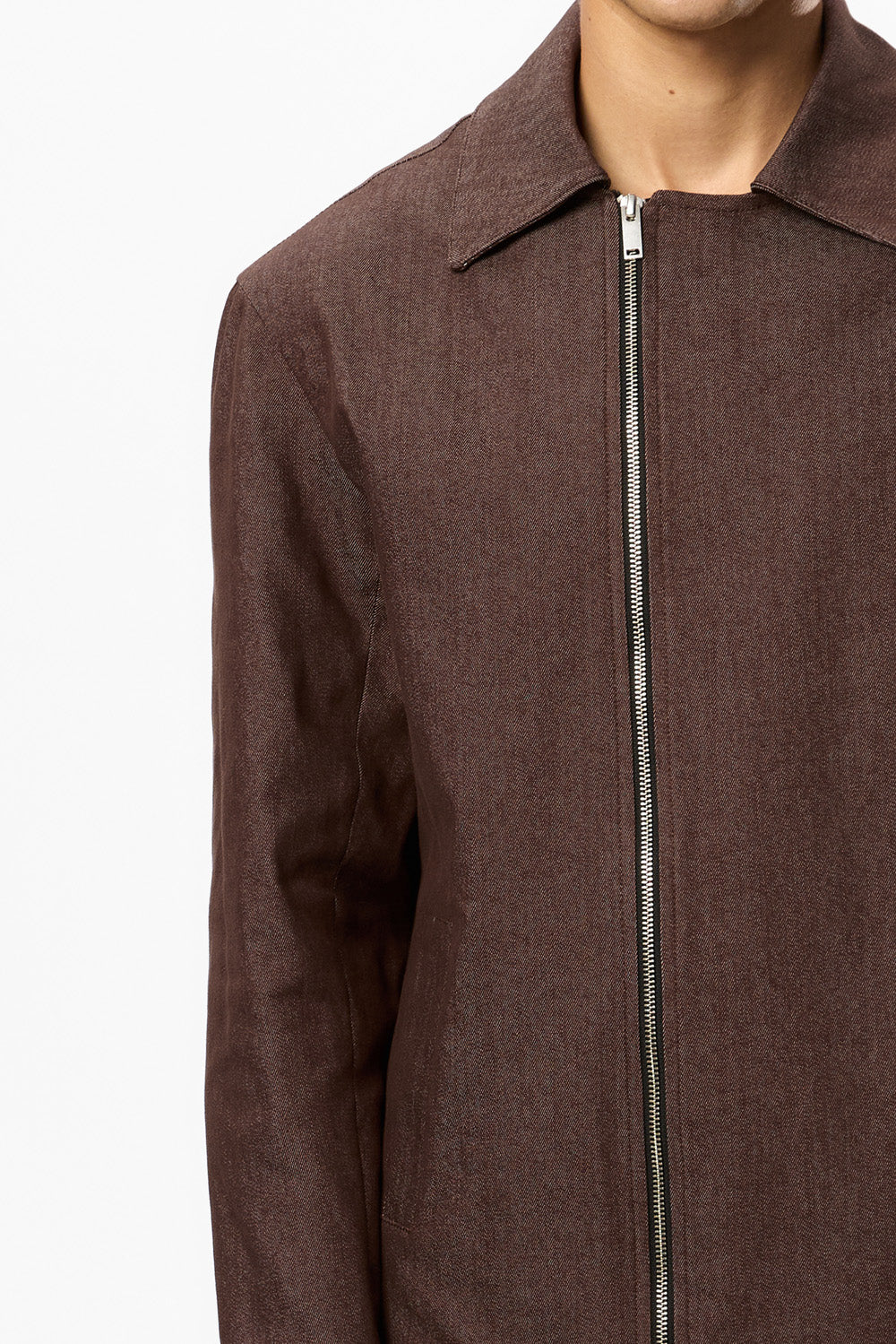 Six V2 Dark Brown Denim Jacket