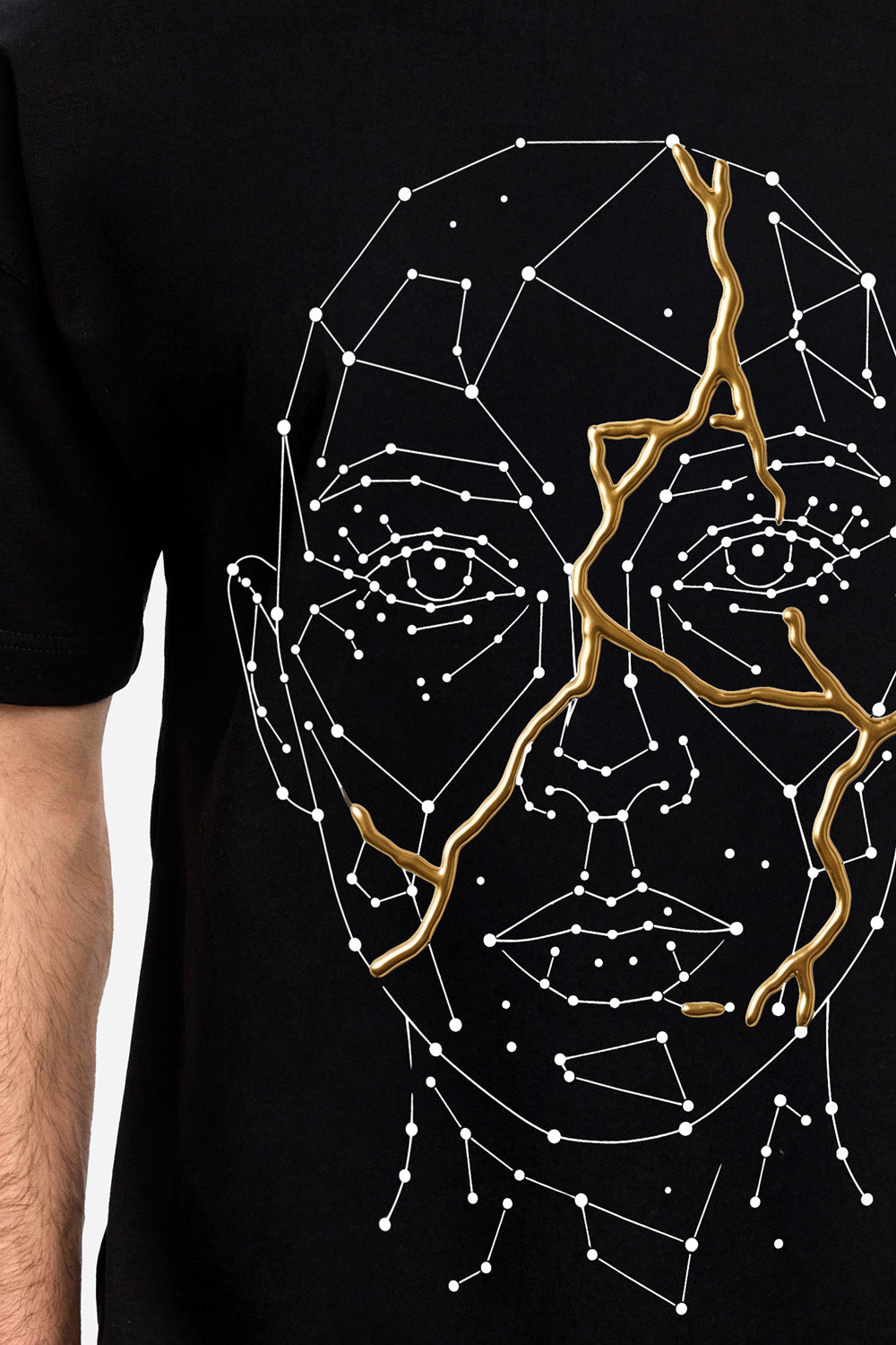 Tricou alb cu imprimeu Riyad