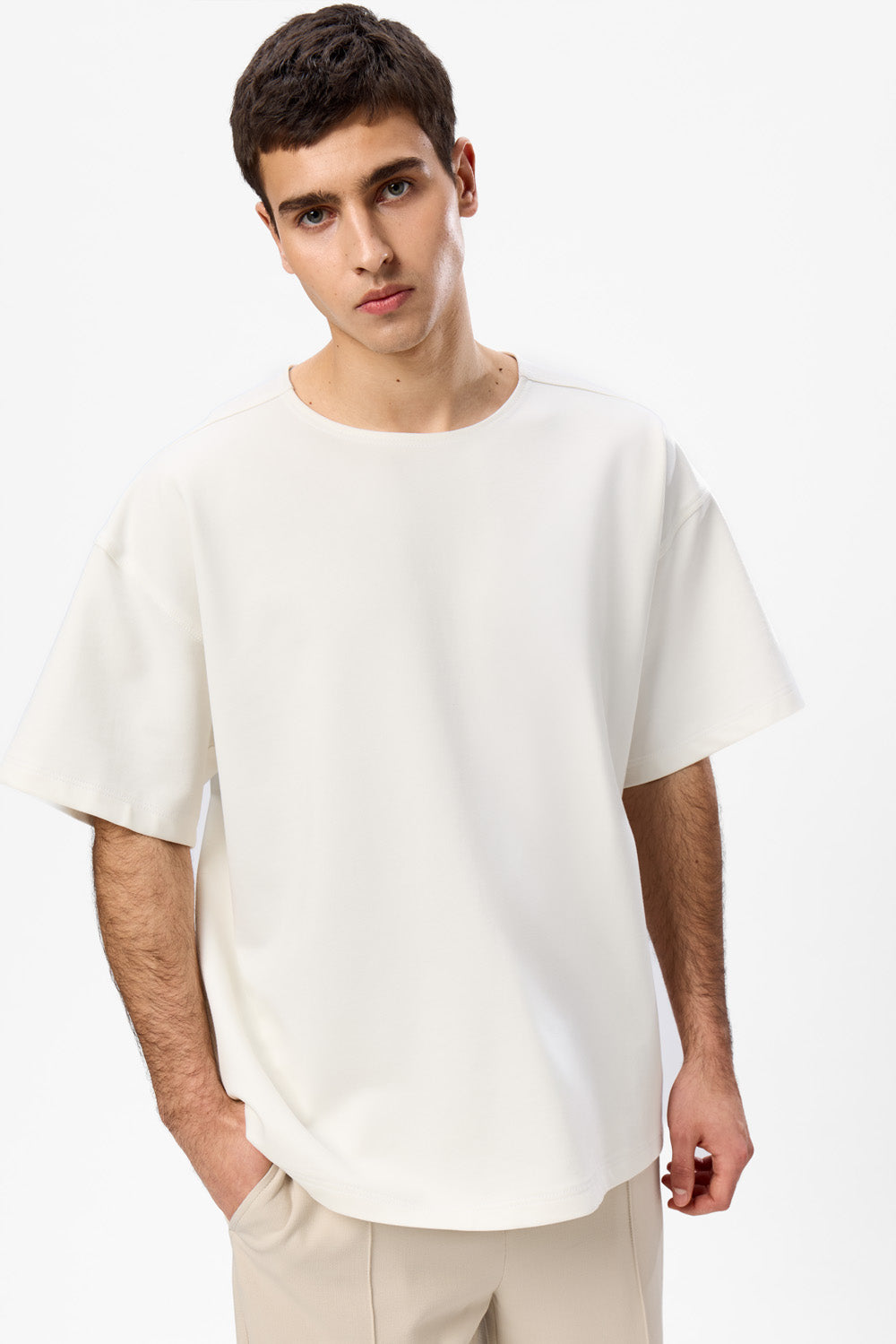 Oversized III off-white T-shirt