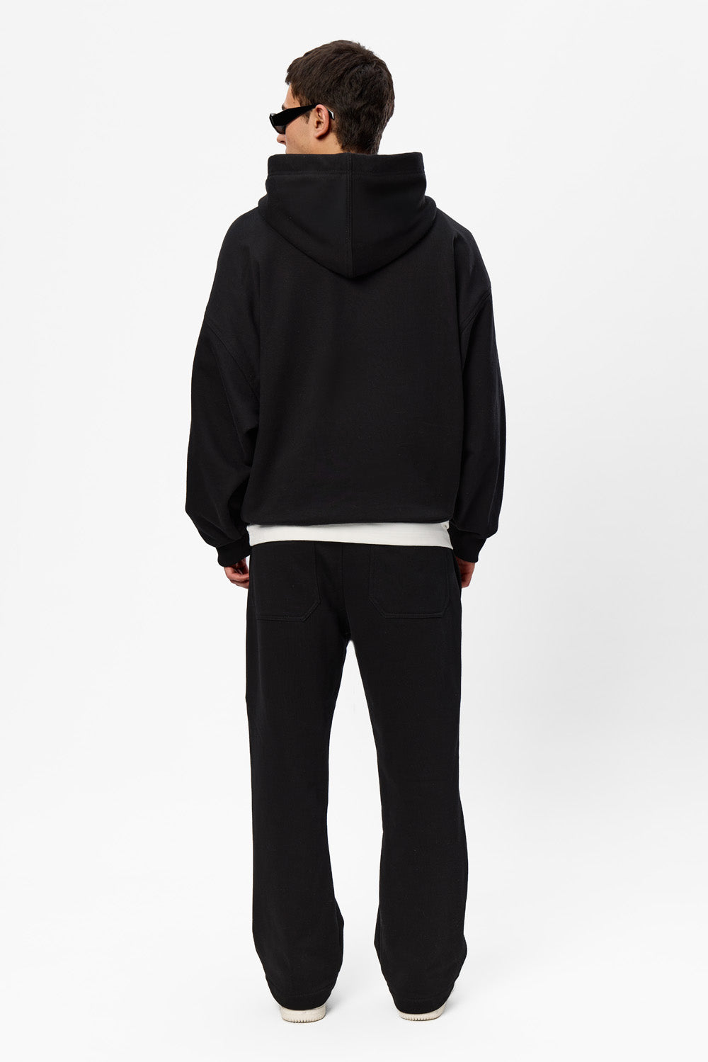 247 V2 flared Black Cotton Pants