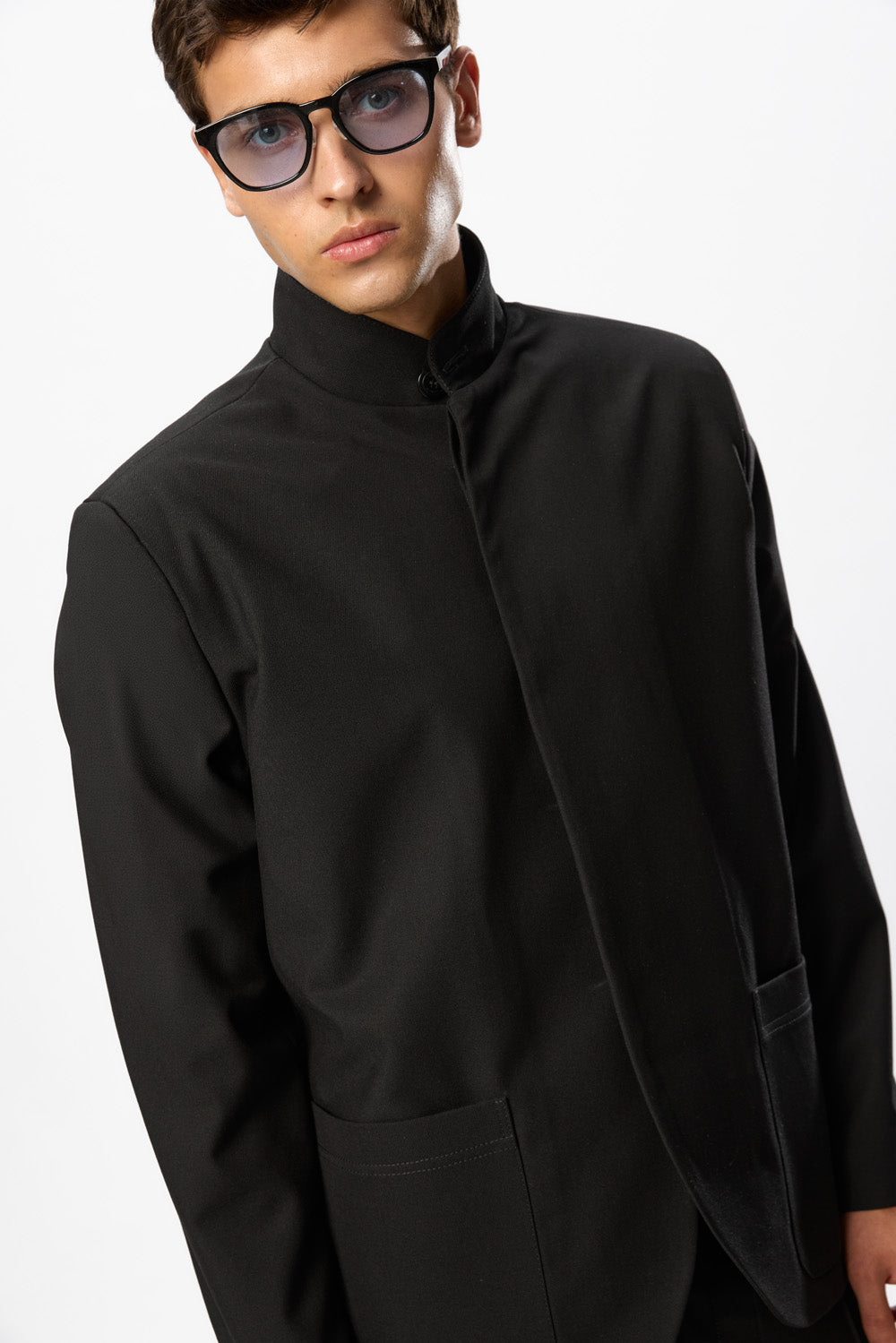 Luce Black Wool blend Cloth Blazer