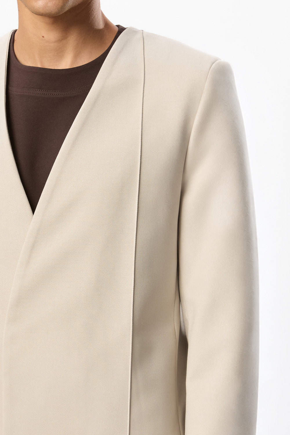 247 Vanilla Wool Blend Blazer