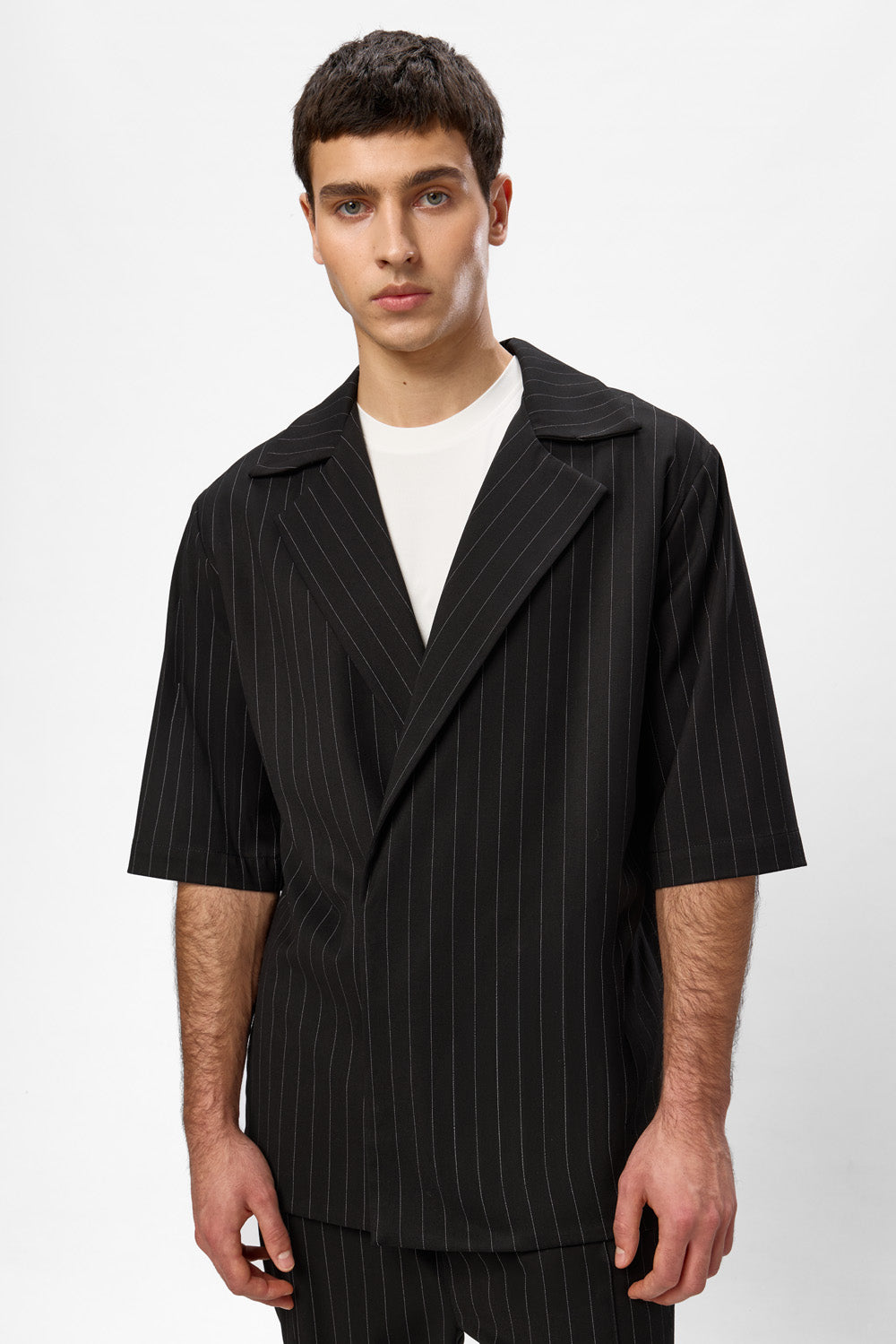 Riviera Black with stripes Cloth Jacket