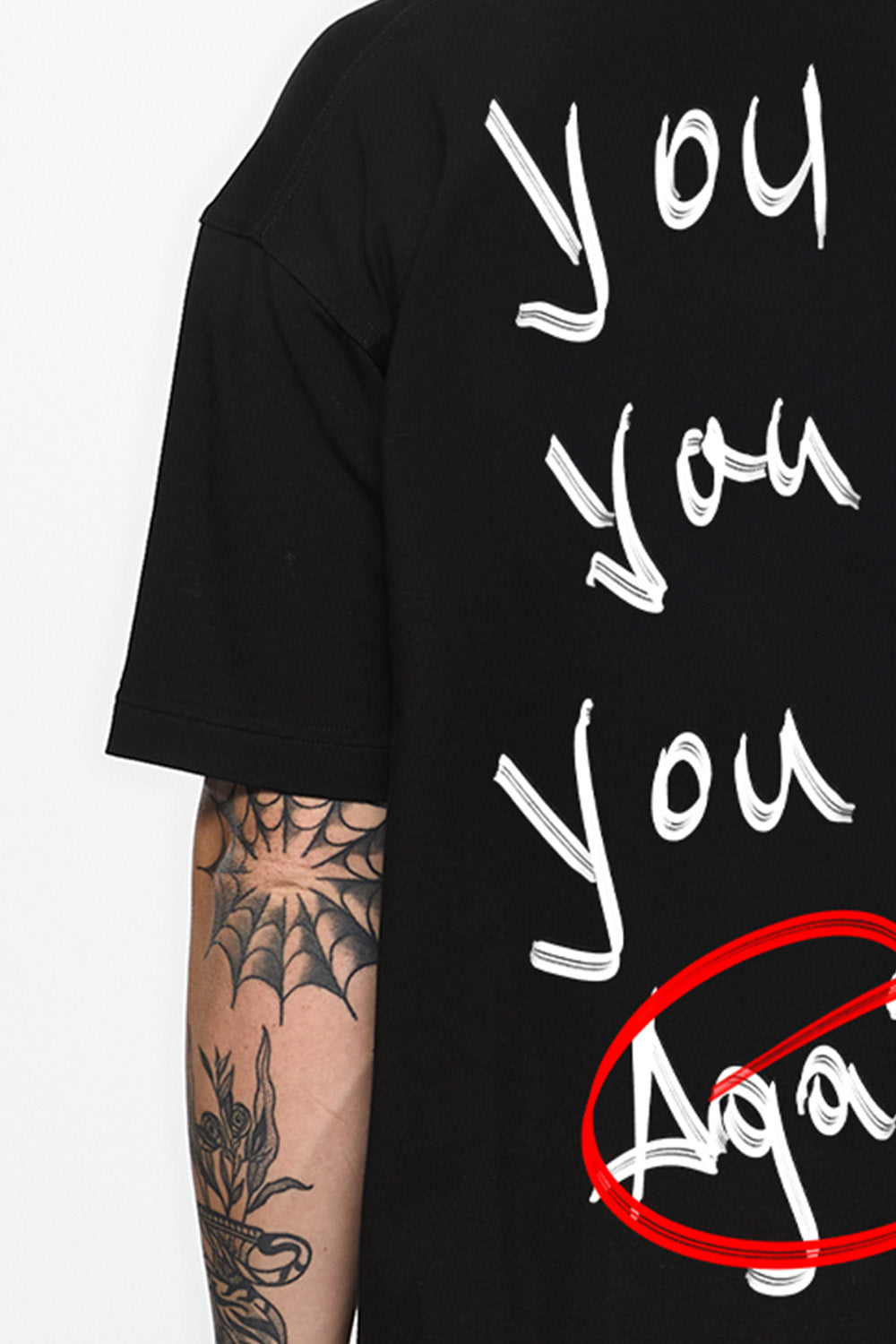Tricou alb cu imprimeu Riyad