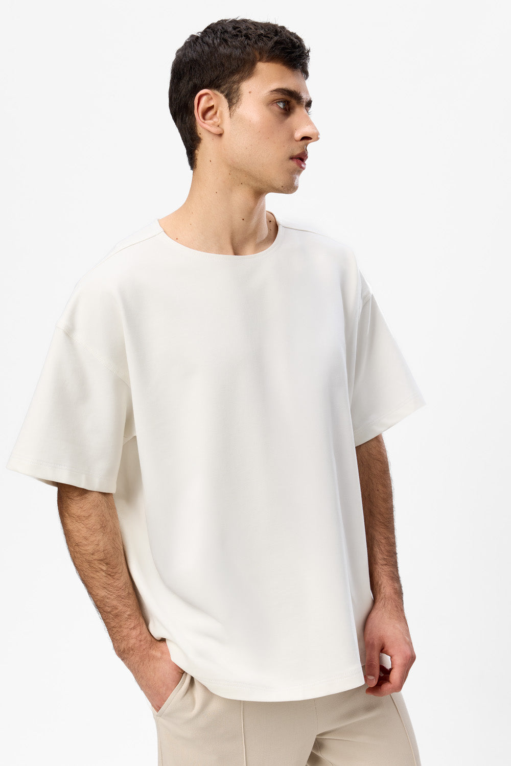 Oversized III off-white T-shirt
