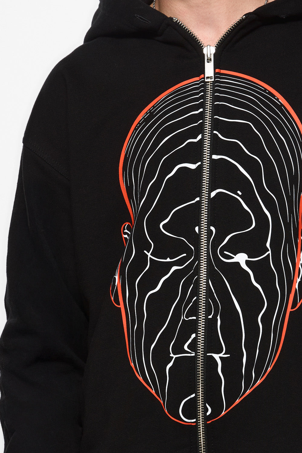 Bluza z kapturem z nadrukiem Fallen i zamkiem