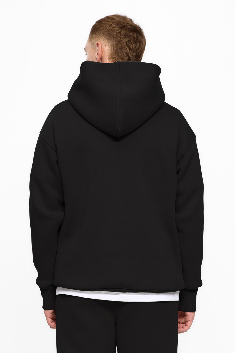 Fleece Hoodie 247 | Men | Black | Modern & Elegant Style | Comfort & Functionality | Atelier Hamza
