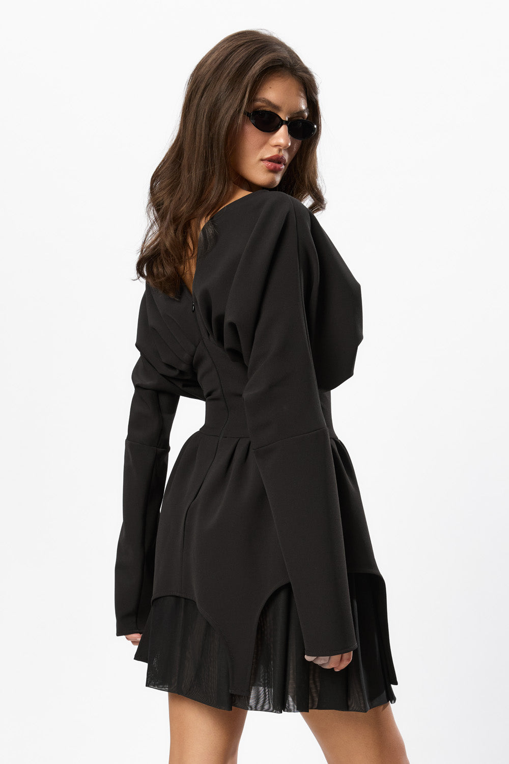 Nyssa Siren Black Midi Dress
