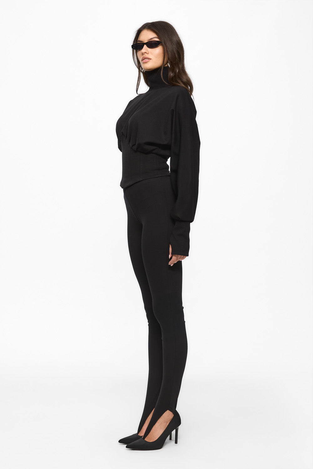 Nyssa Czarna Sukienka dla Kobiet