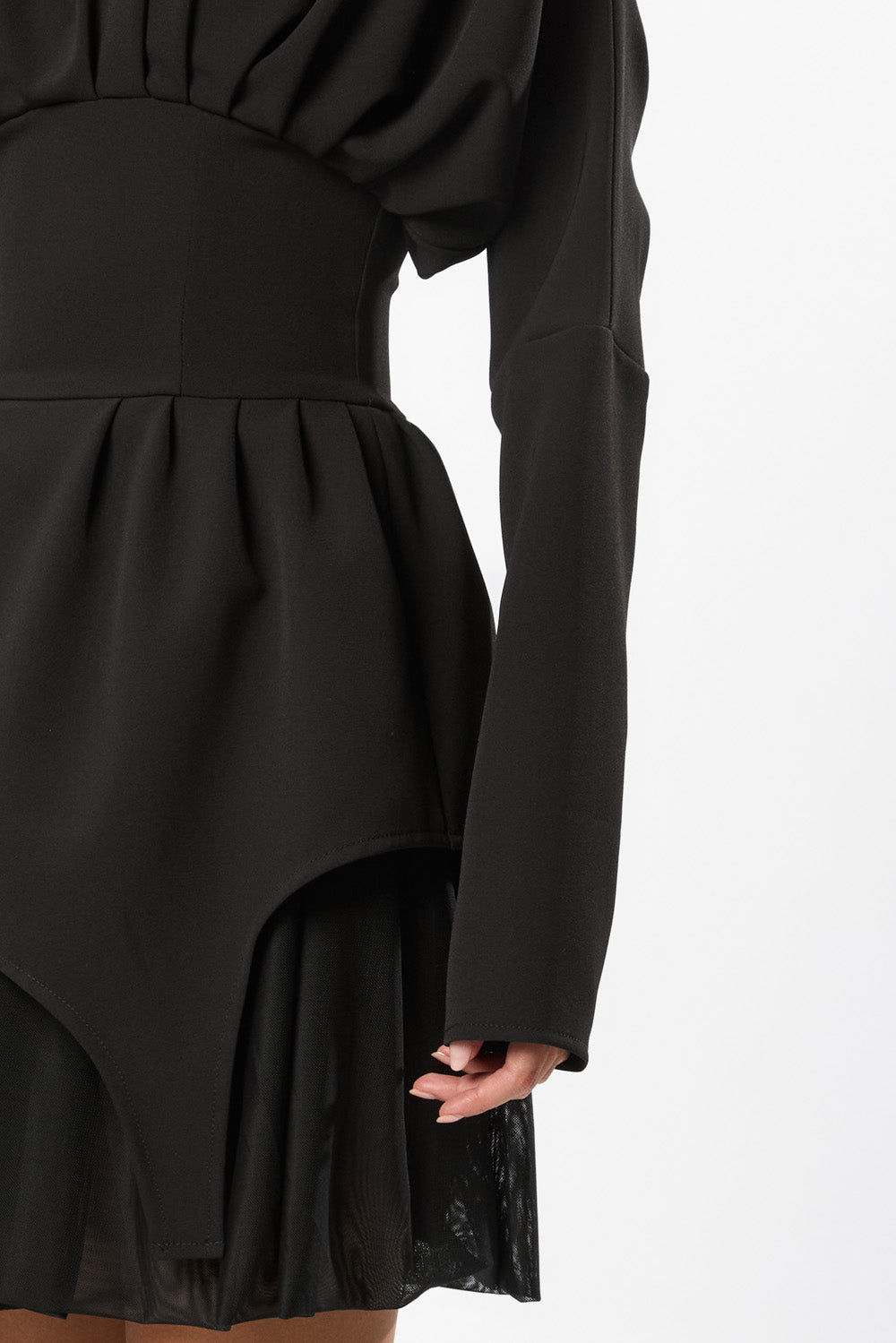 Nyssa Siren Black Midi Dress