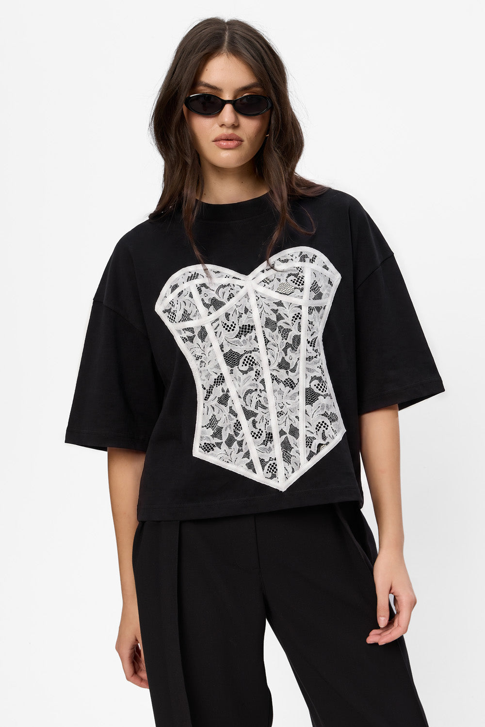 Charmante drukowana koszulka w kolorze Off-White W