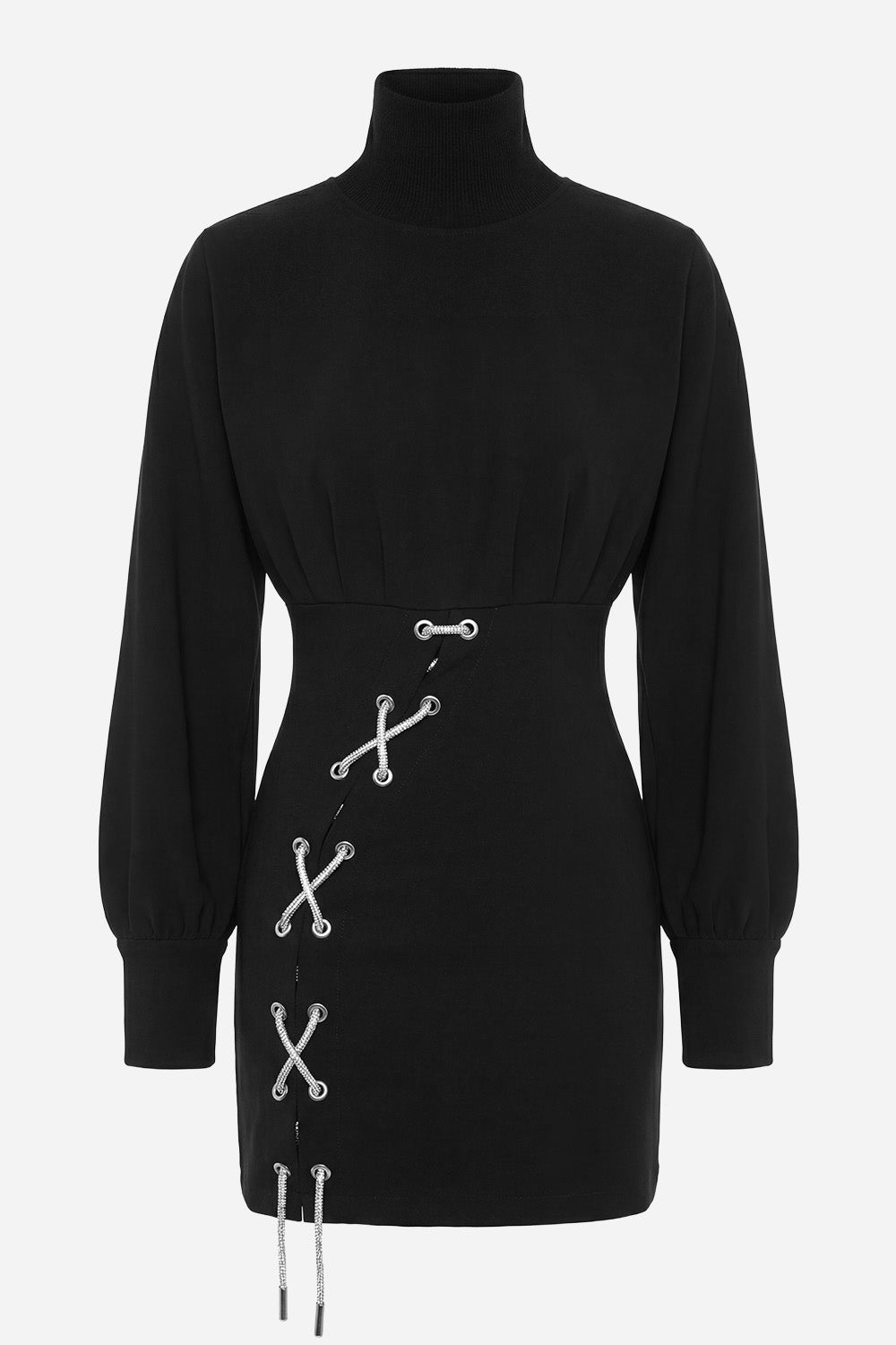 Nyssa Czarna Sukienka dla Kobiet