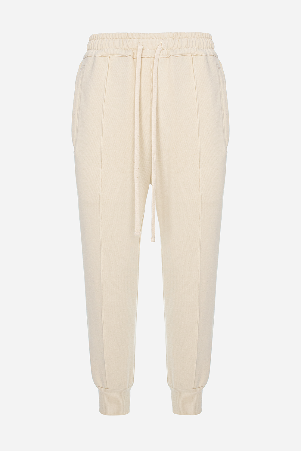 Czarne spodnie Crudo z niedokończonymi krawędziami