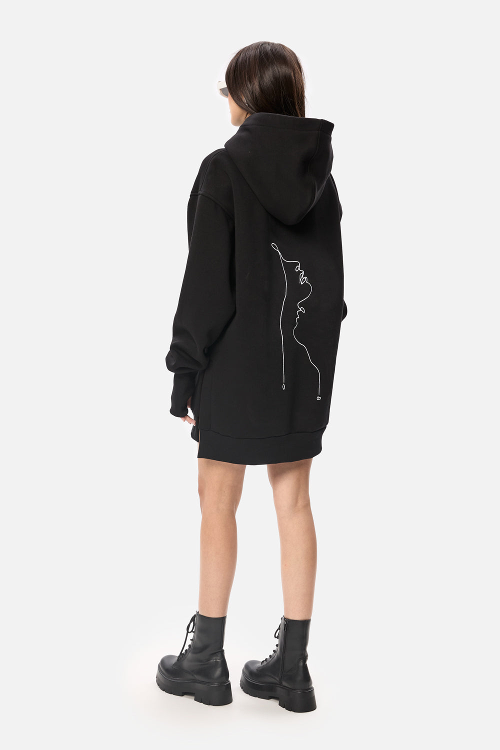 Oversized Black Hoodie W