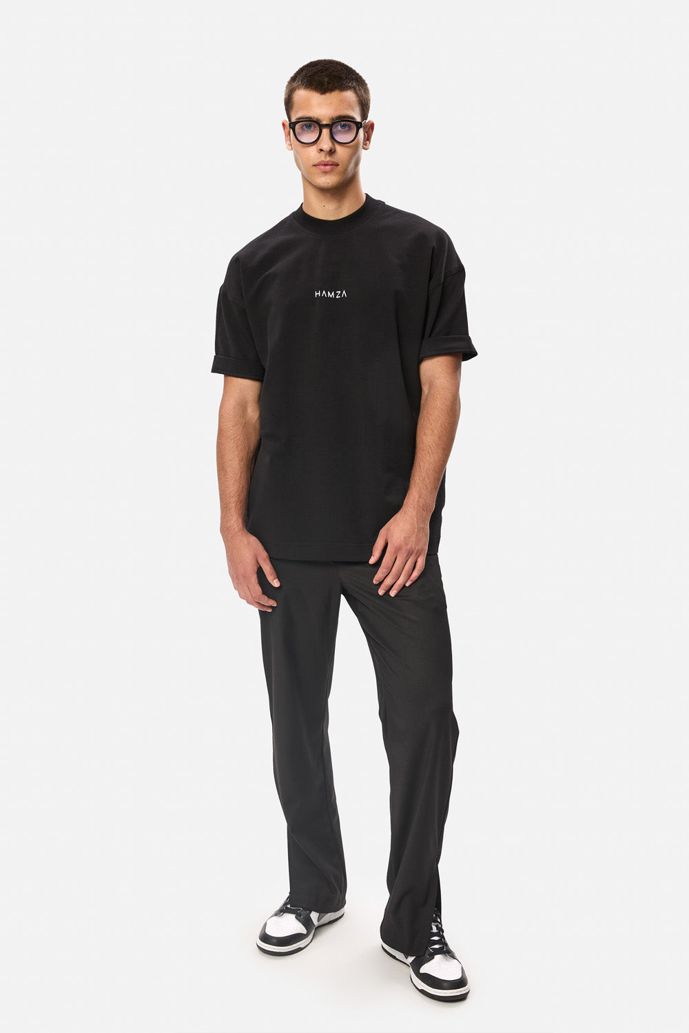 Tricou cu imprimeu Alpha 2.0 | Bărbați | Negru | Stil Modern & Elegant | Confort & Funcționalitate | Atelier Hamza