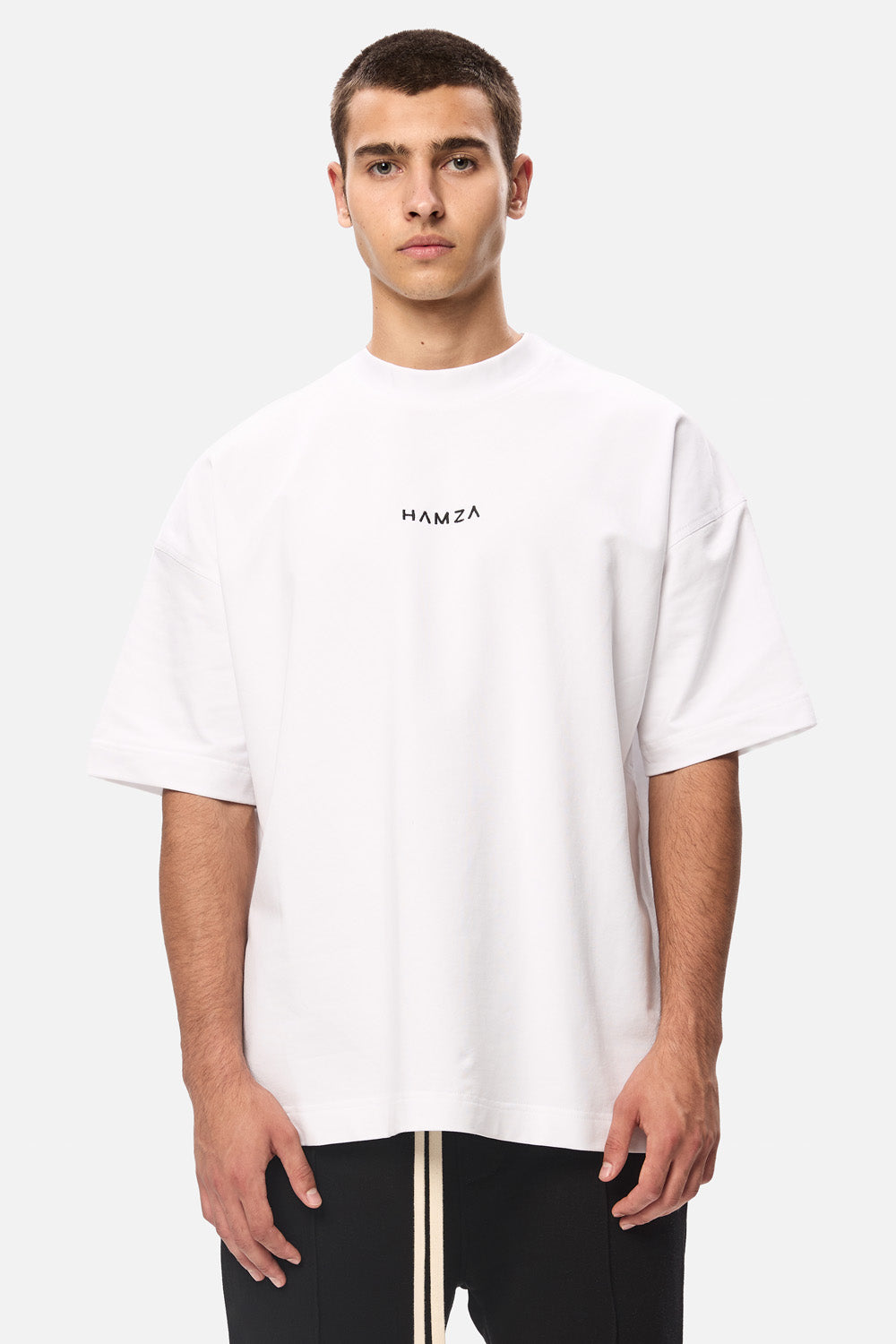 Akira White Hand Stitching T-shirt