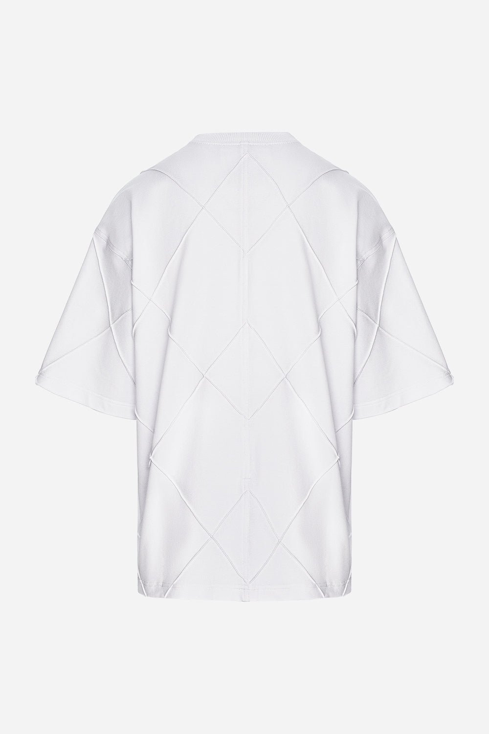 Diamond Oversized Off-White T-shirt