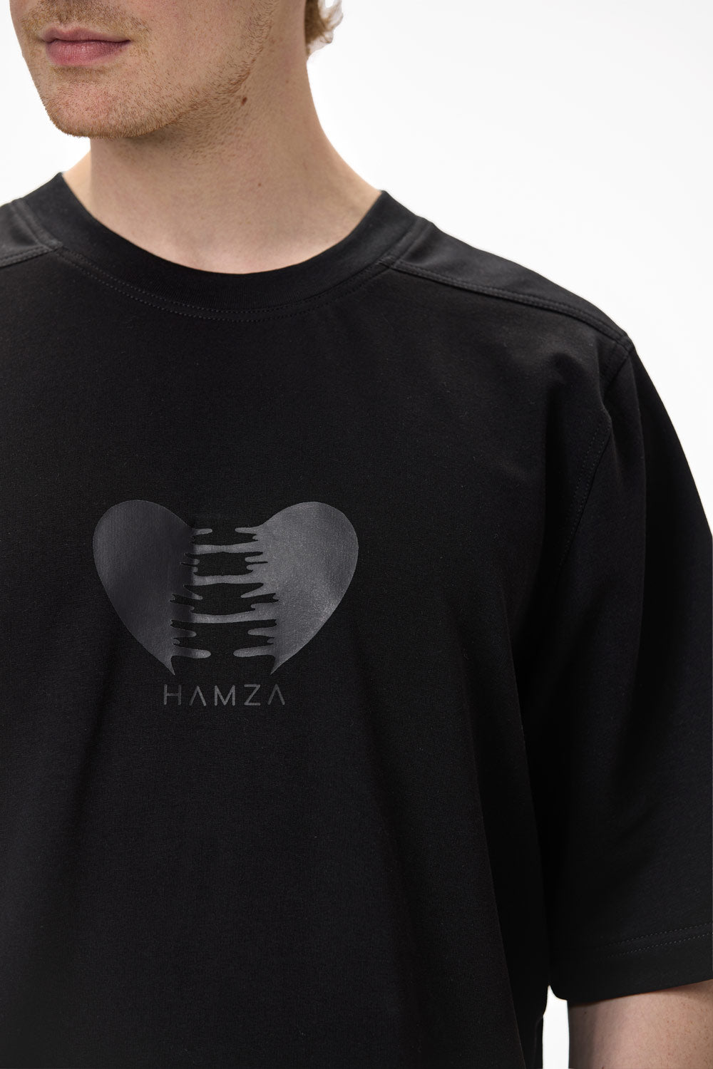 Heart printed t-shirt