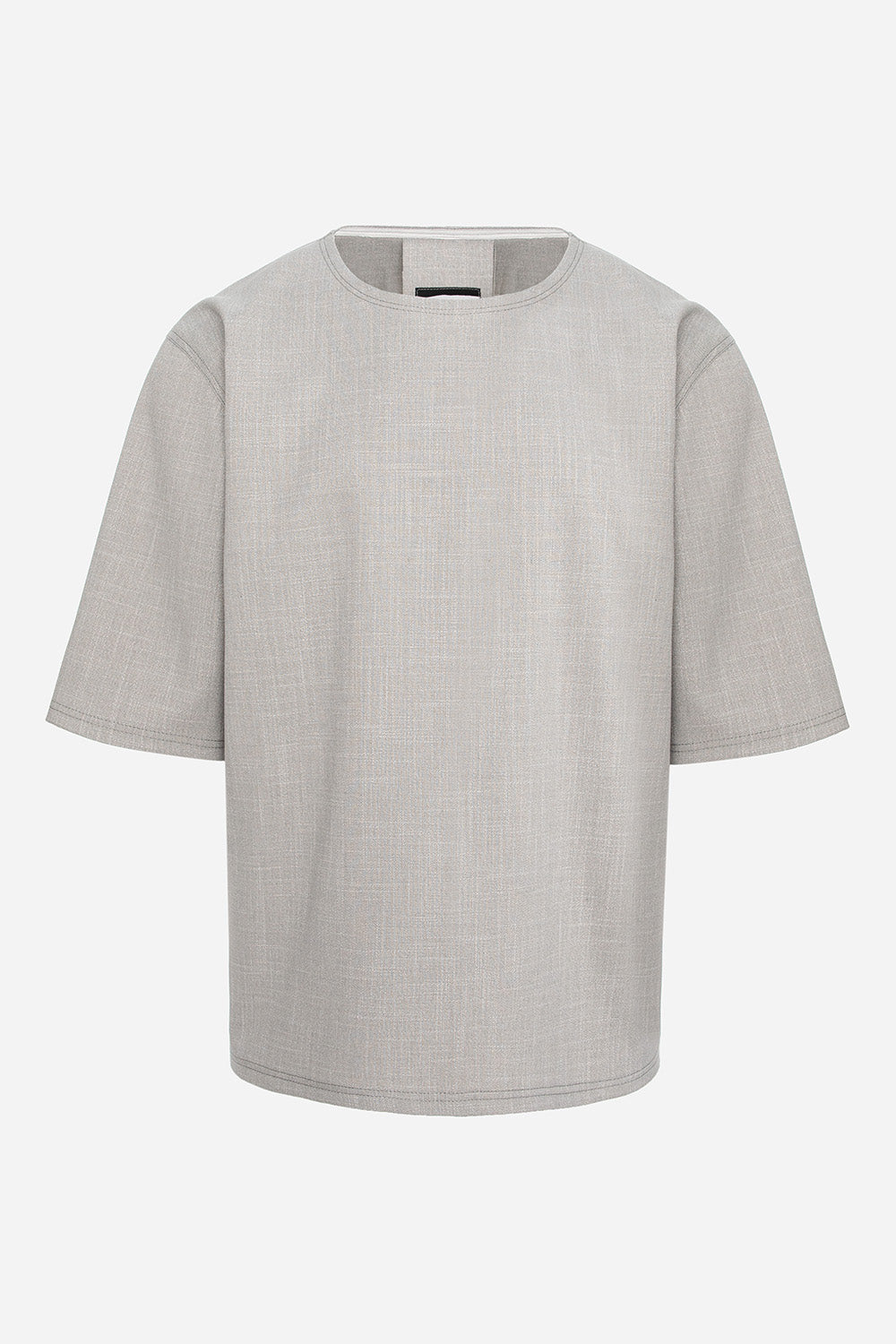 Thom grey melange cloth T-shirt