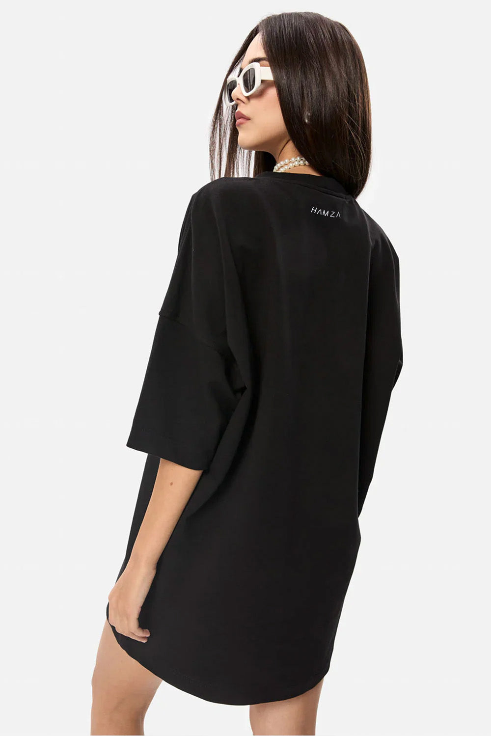 Belt v2 printed Black Dress