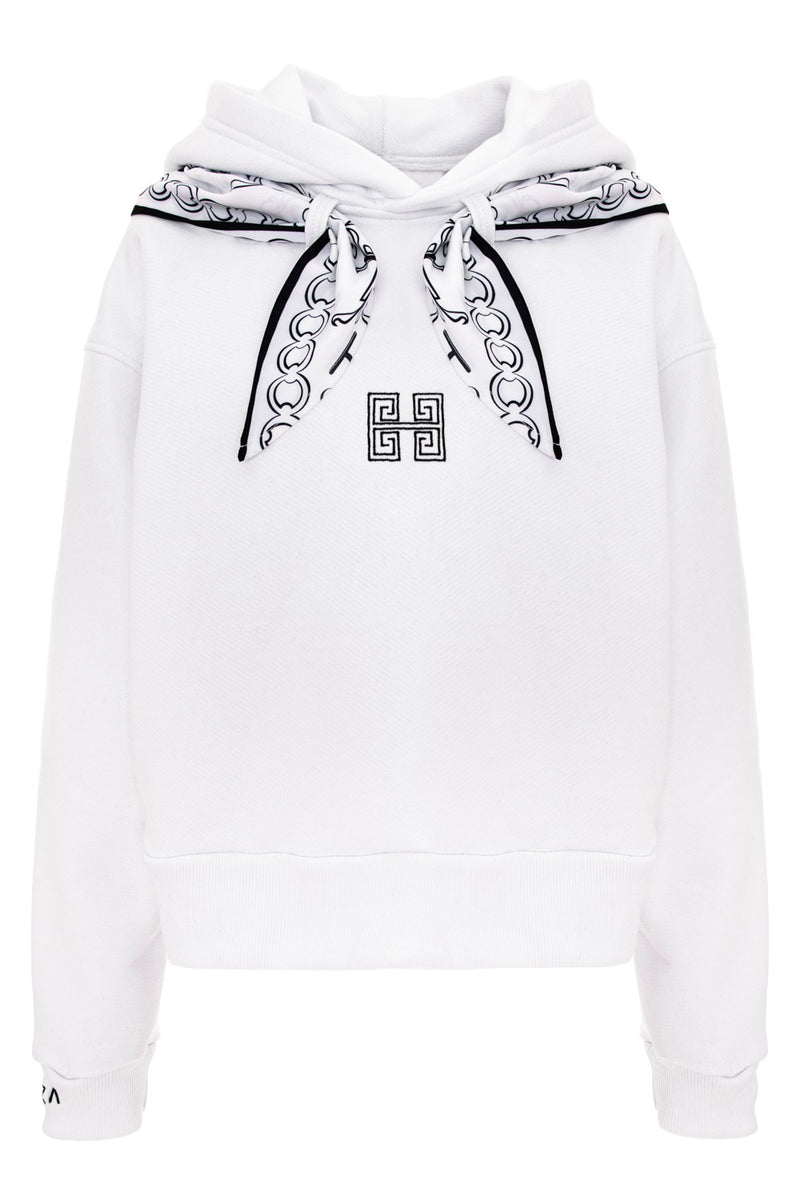 Tiffany embroidered W Hoodie