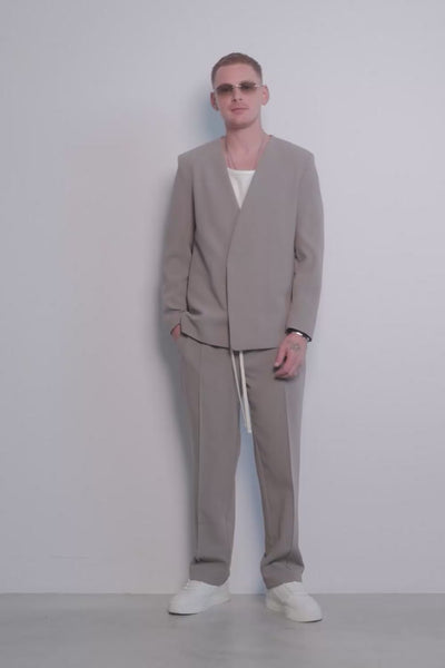 Pantaloni stofa 247 | Bărbați | Bej | Stil Modern & Elegant | Confort & Funcționalitate | Atelier Hamza