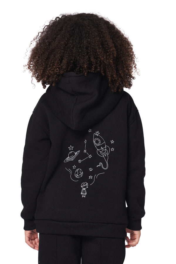 Galaxy Embroidered Hoodie