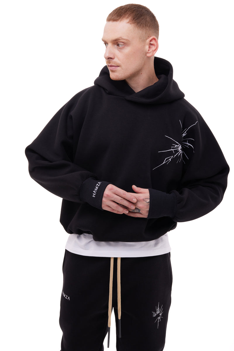 Hardy embroidered Hoodie