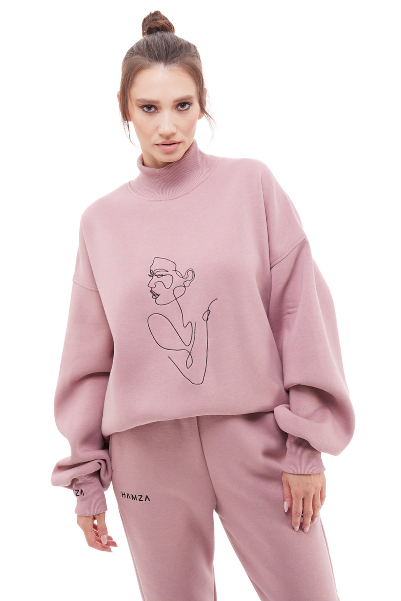 Dreamer Embroidered Turtleneck