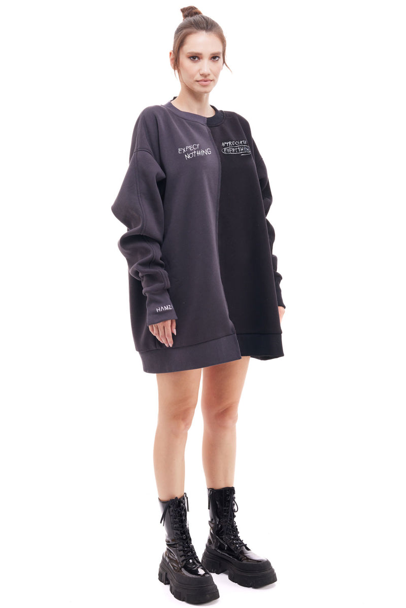 Ares Embroidered Oversized Sweater