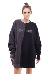 Ares Embroidered Oversized Sweater