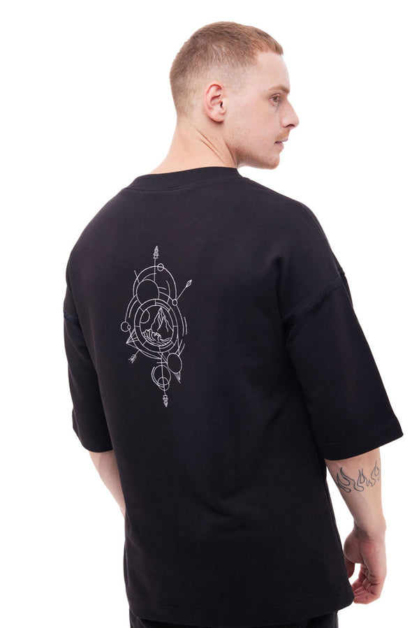 Wanderlust embroidered T-Shirt