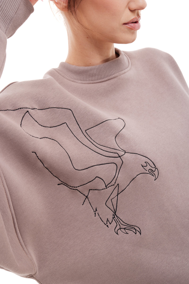 Freedom embroidered Sweater