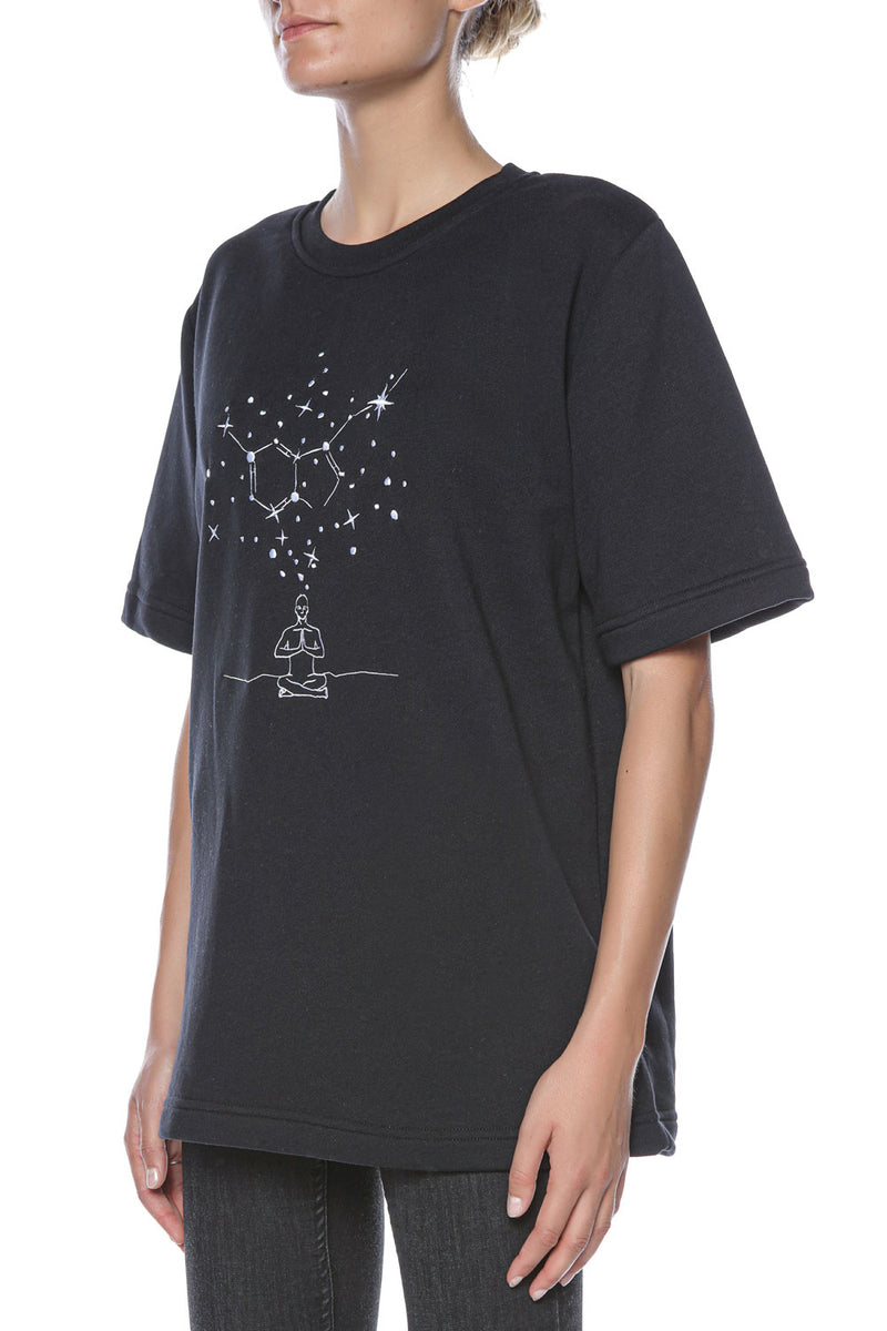 SEROTONIN embroidered T-shirt