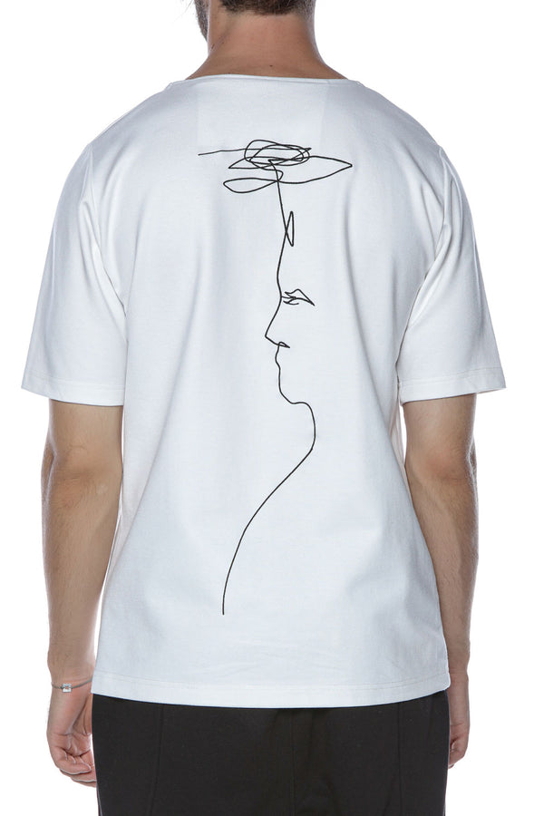 SCRIBBLE embroidered T-shirt