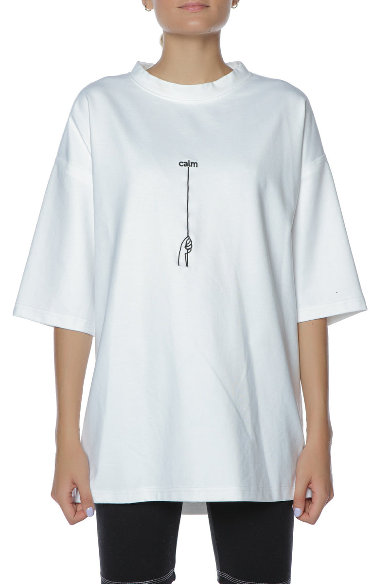 ROAD embroidered T-shirt