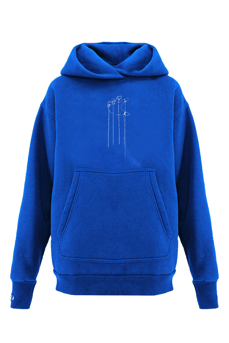 Royal embroidered Hoodie