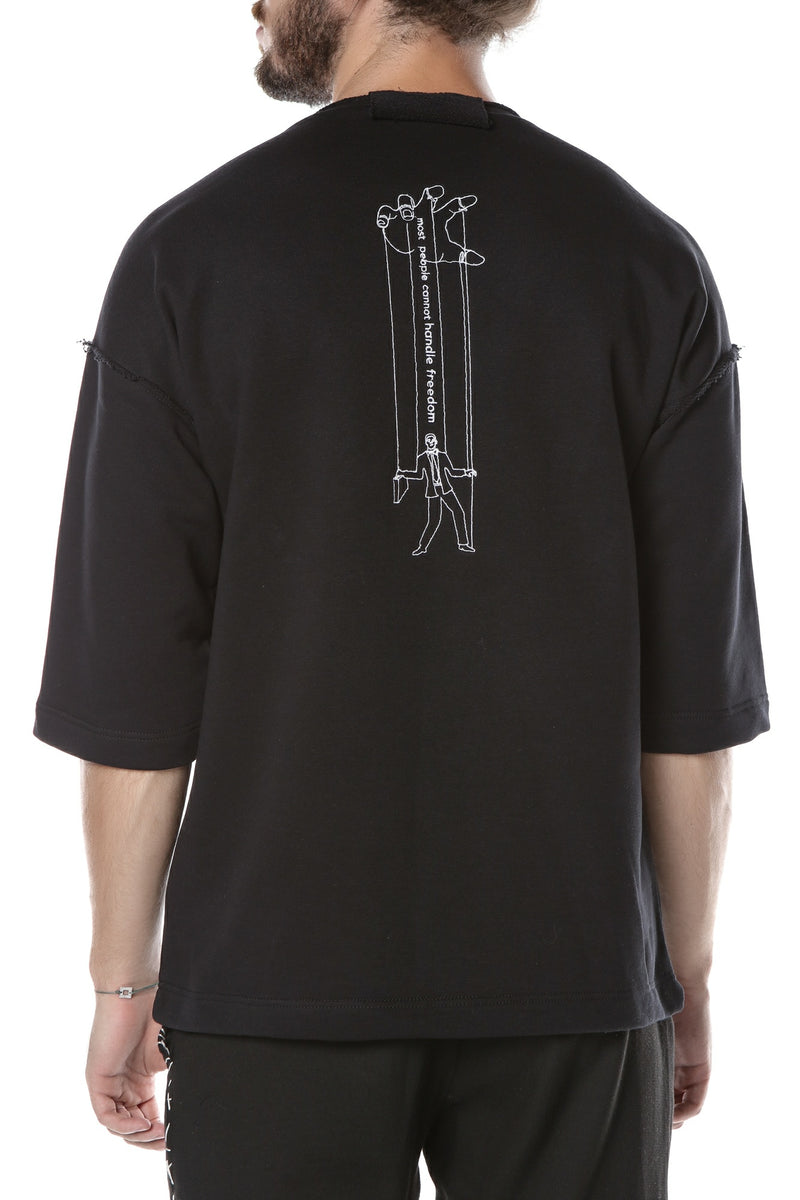 FREEDOM embroidered T-shirt